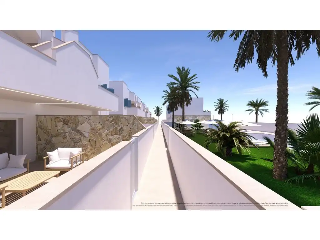Vista exterior de Casa o chalet en venta en Pilar de la Horadada con Aire acondicionado, Jardín privado y Piscina