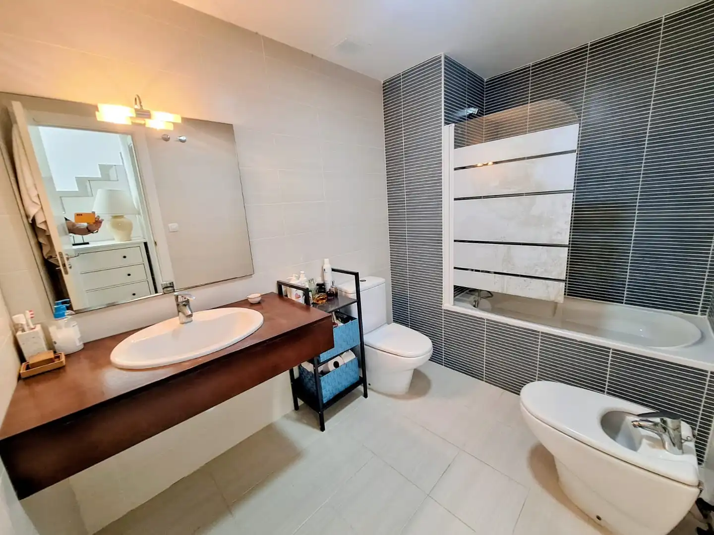 Bany de Apartament en venda en Oropesa del Mar / Orpesa amb Aire condicionat, Jardí privat i Terrassa