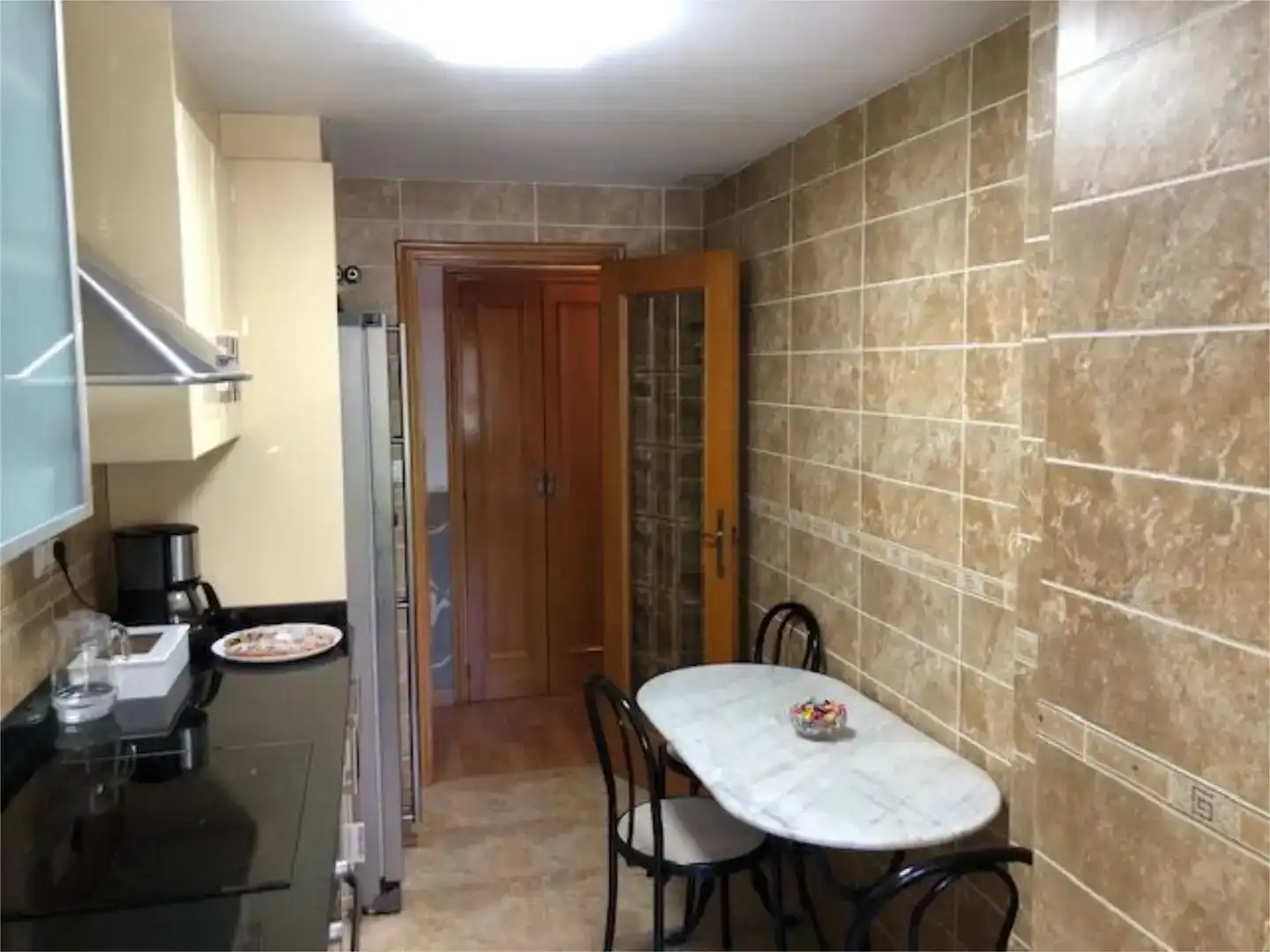 Kitchen of Flat for sale in  Valencia Capital  with Air Conditioner and Balcony