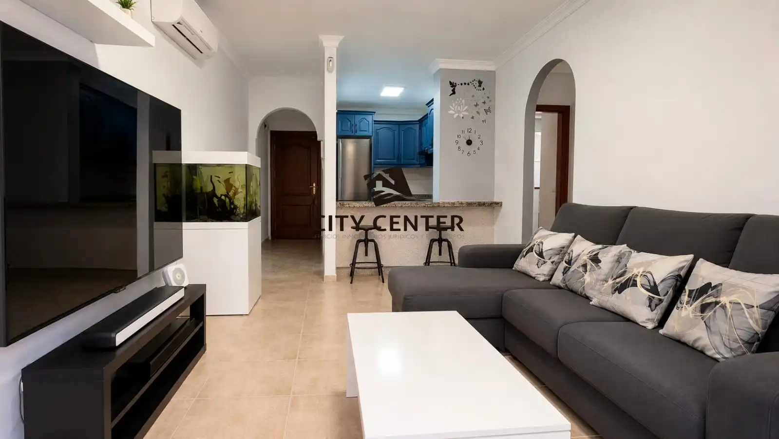 Sala de estar de Apartamento en venta en Arona con Aire acondicionado, Trastero y Amueblado