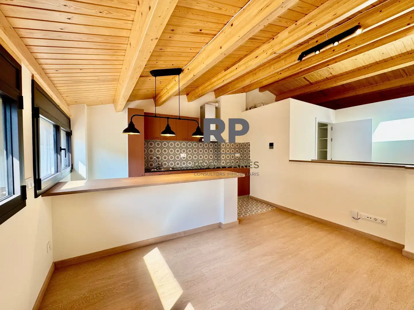 Cocina de Apartamento en venta en Centelles con Aire acondicionado y Calefacción