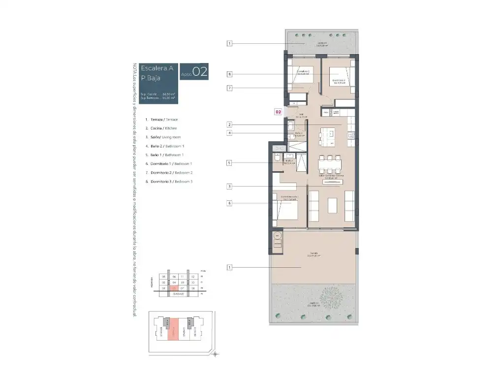 Apartment with pool for sale in Benijófar, imagen 6