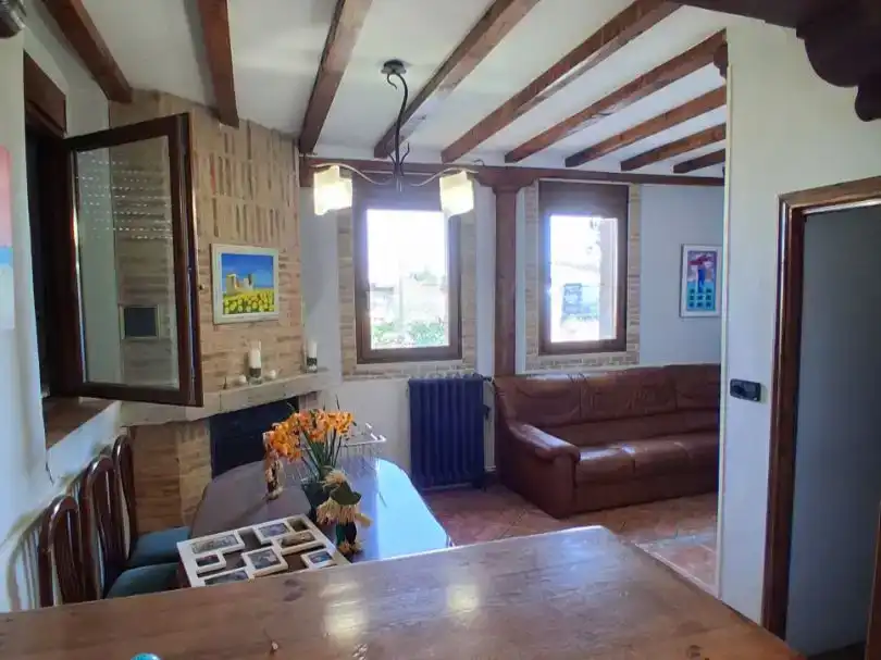 Sala d'estar de Casa o xalet en venda en Villarramiel amb Aire condicionat i Balcó