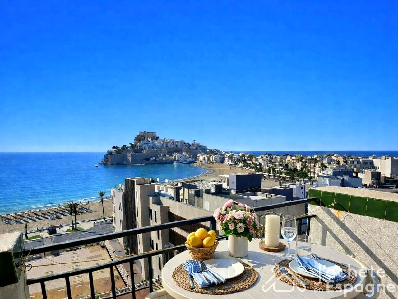 Terrace of Flat for sale in Peñíscola / Peníscola  with Heating, Private garden and Terrace