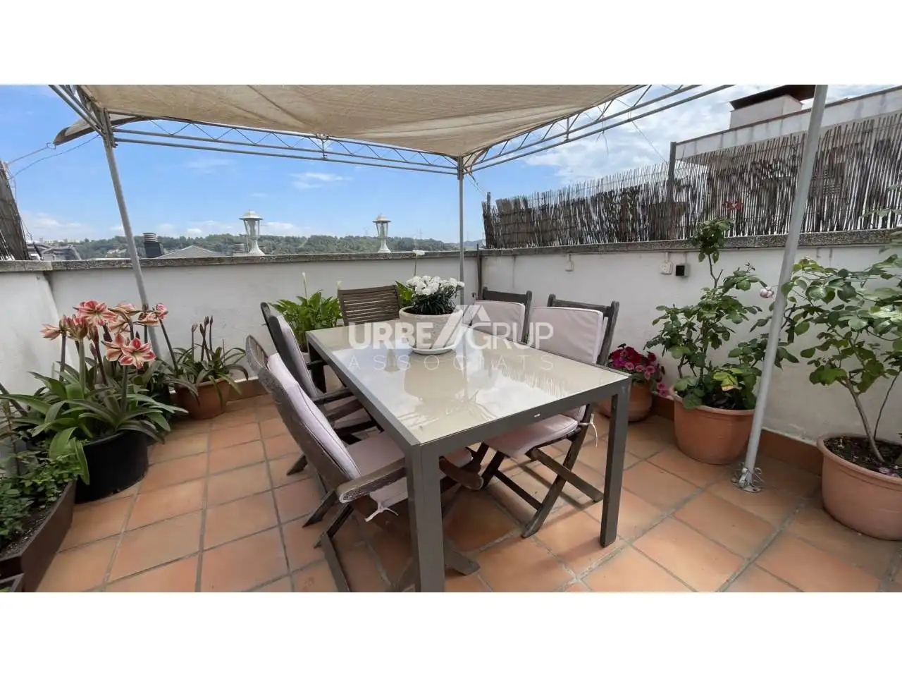 Terrace of Flat for sale in Sant Andreu de la Barca  with Heating, Terrace and Storage room