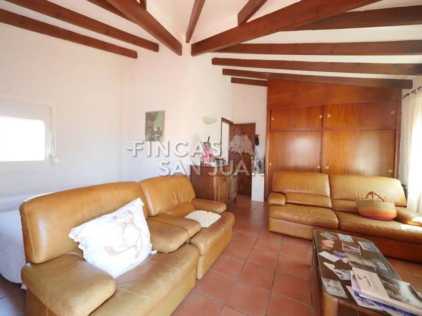 Sala d'estar de Casa o xalet en venda en Sant Joan d'Alacant amb Terrassa, Traster i Piscina