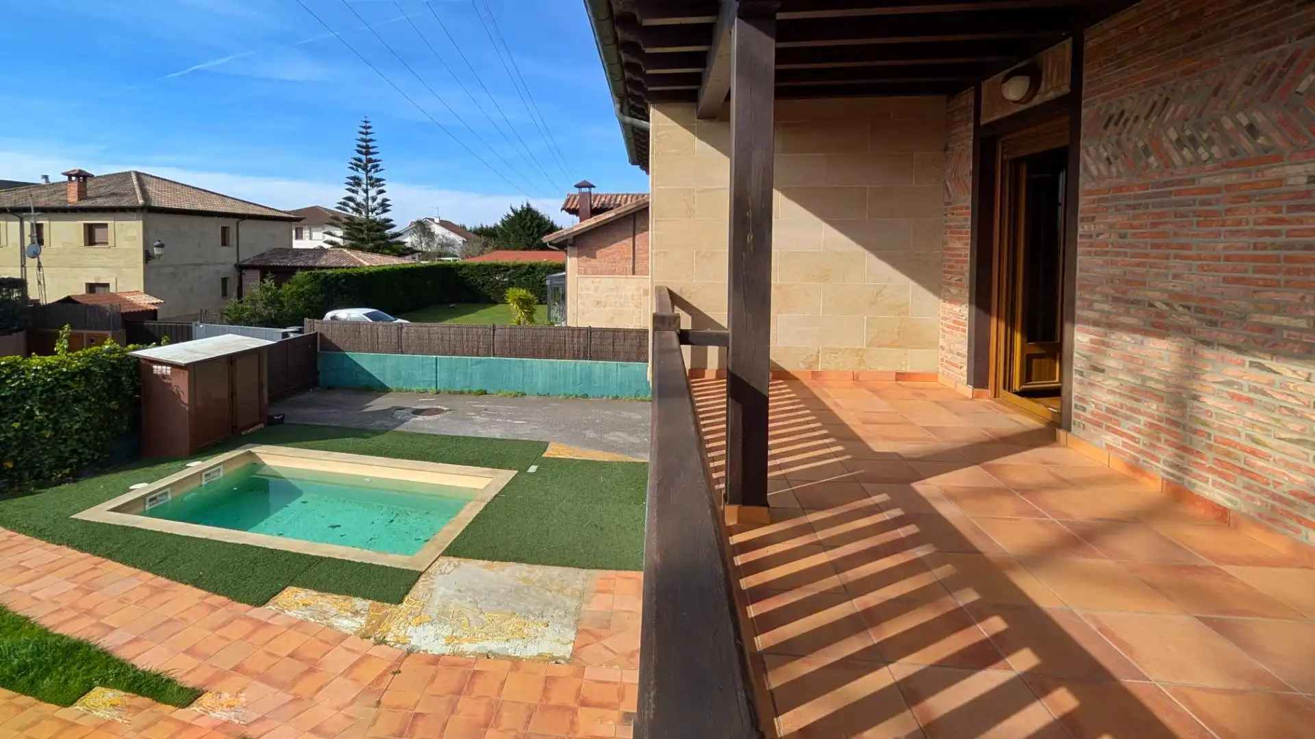 Terrassa de Casa o xalet en venda en Santander amb Calefacció, Jardí privat i Piscina