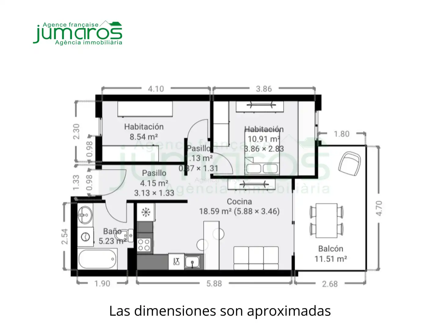 Wohnung zum Verkauf in Roses mit Klimaanlage, Heizung und Terrasse