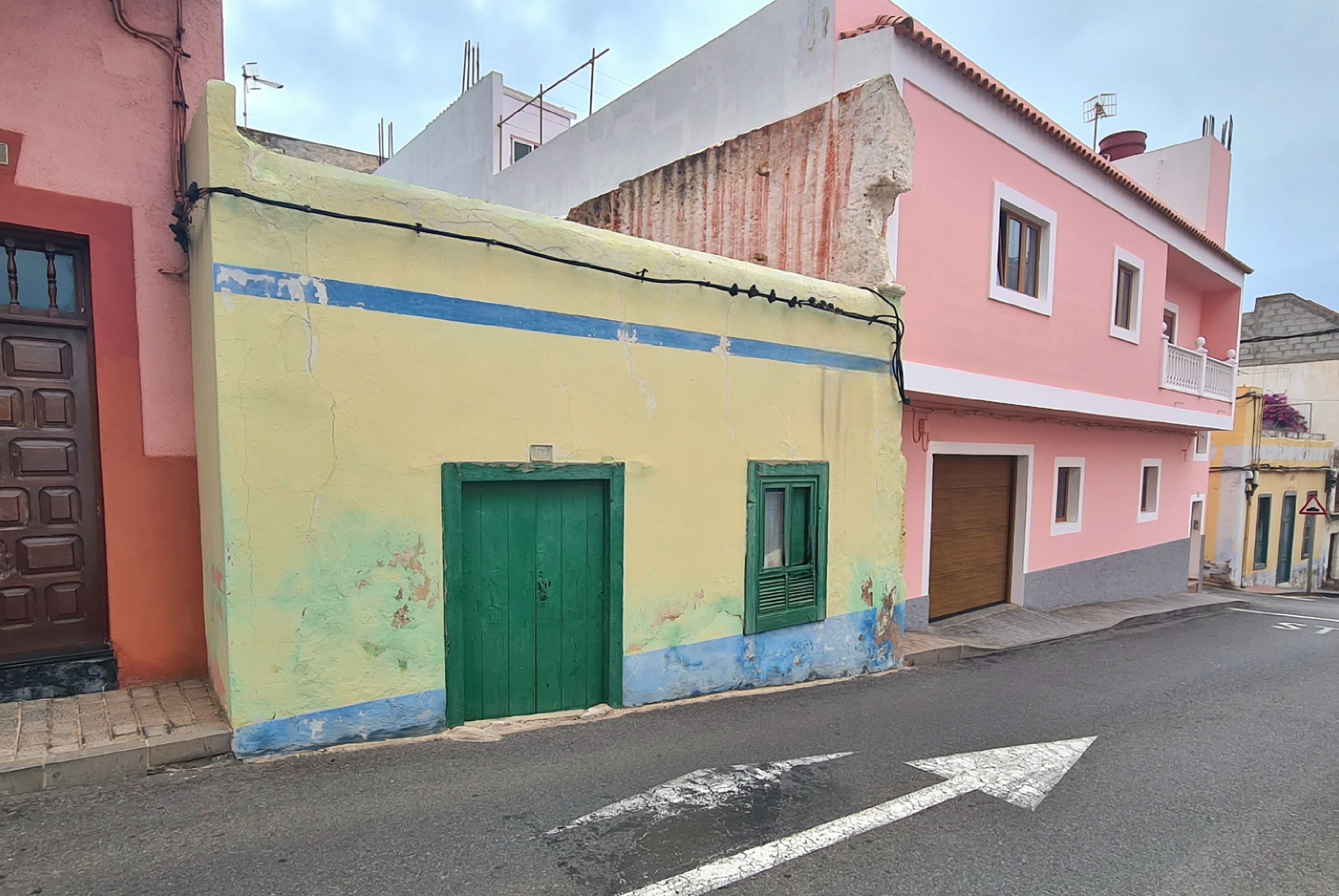 Exterior view of Single-family semi-detached for sale in Santa María de Guía de Gran Canaria  with Terrace