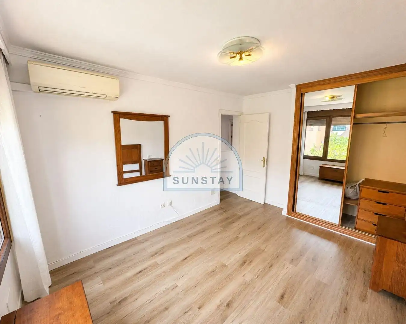 Schlafzimmer von Haus oder Chalet zur Miete in Benalmádena mit Klimaanlage, Terrasse und Abstellraum