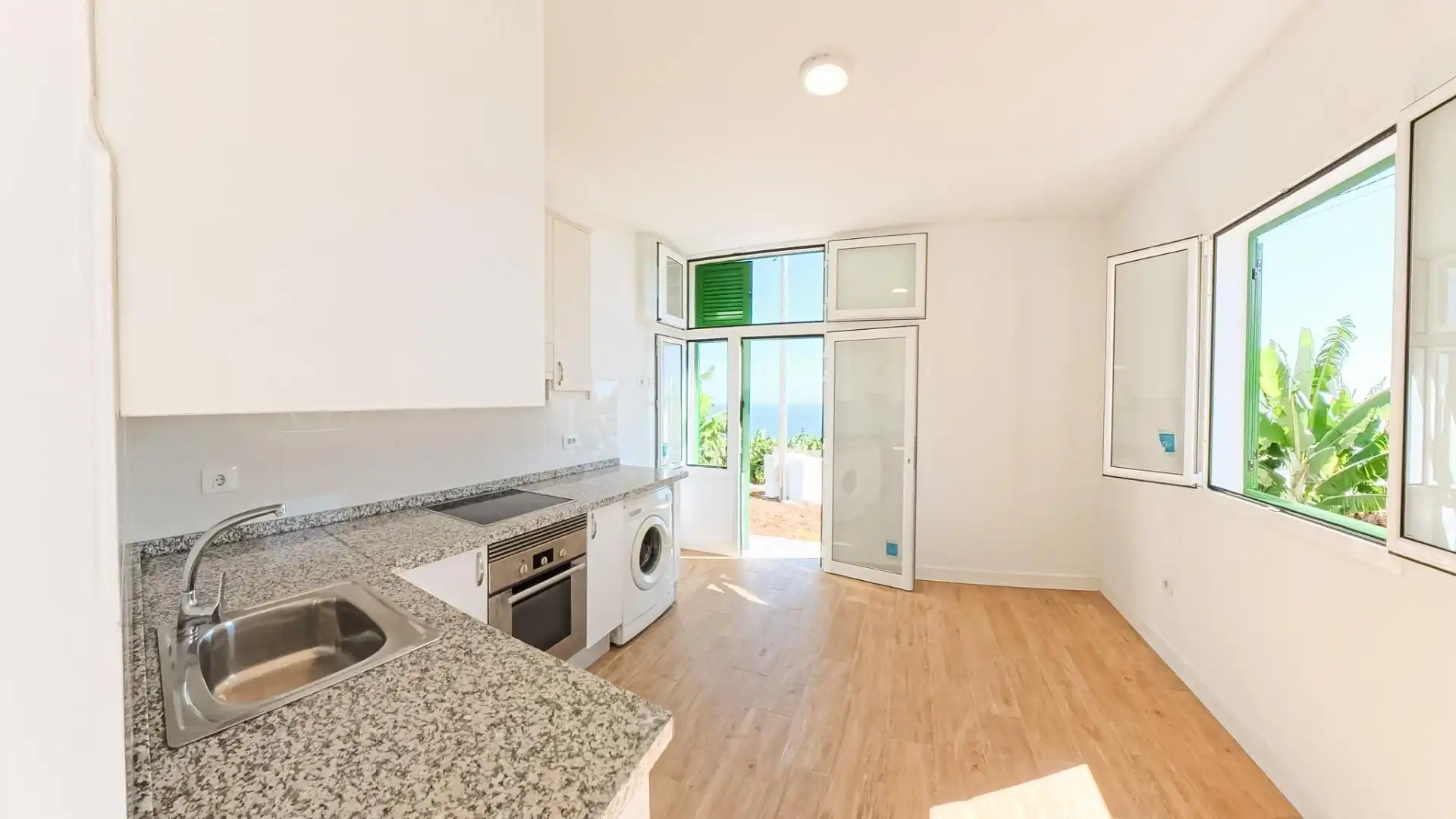 Küche von Wohnung zur Miete in Barlovento mit Privatgarten
