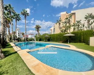 Swimming pool of Single-family semi-detached for sale in El Campello  with Air Conditioner, Terrace and Swimming Pool