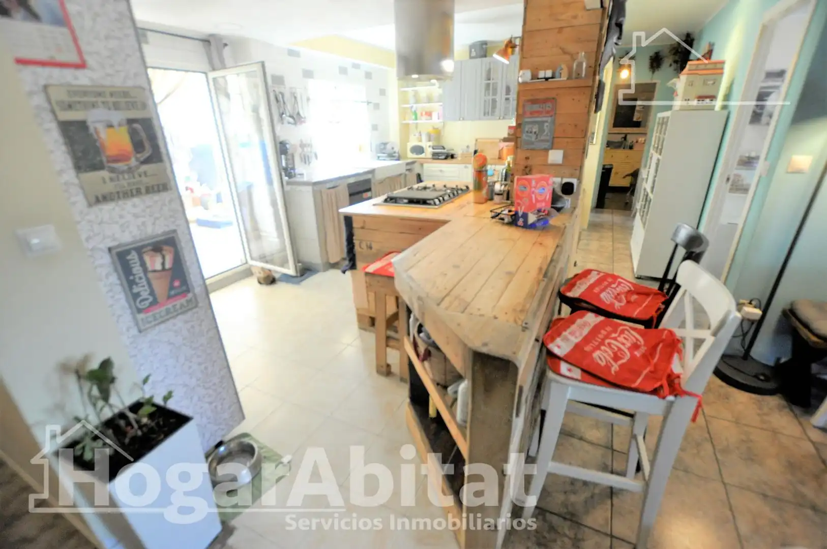 Cocina de Piso en venta en Valencia con Terraza