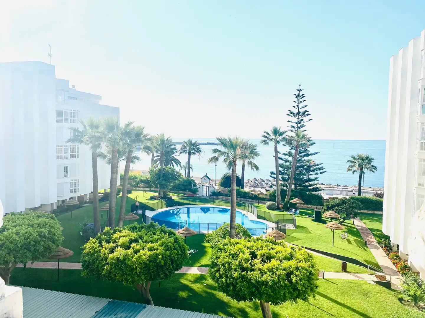 Garten von Wohnung zur Miete in Benalmádena mit Klimaanlage, Terrasse und Möbliert