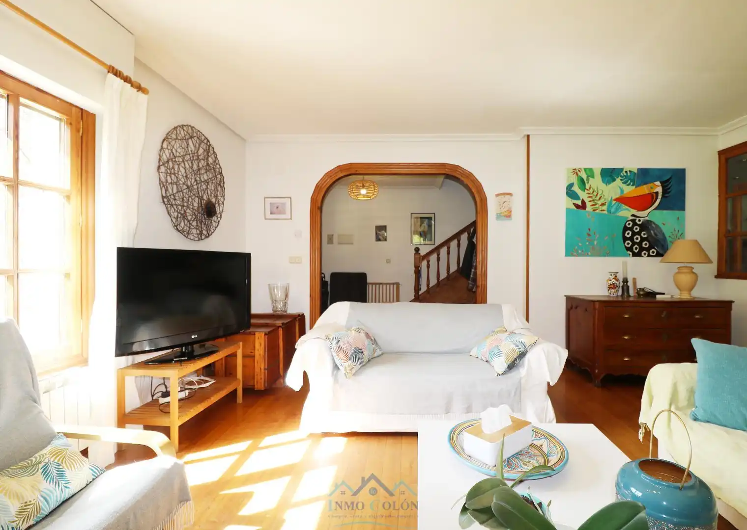 Living room of Houses for sale in Etxalar  with Heating, Terrace and Storage room