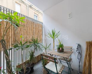 Balcony of Apartment for sale in  Barcelona Capital  with Air Conditioner, Heating and Terrace