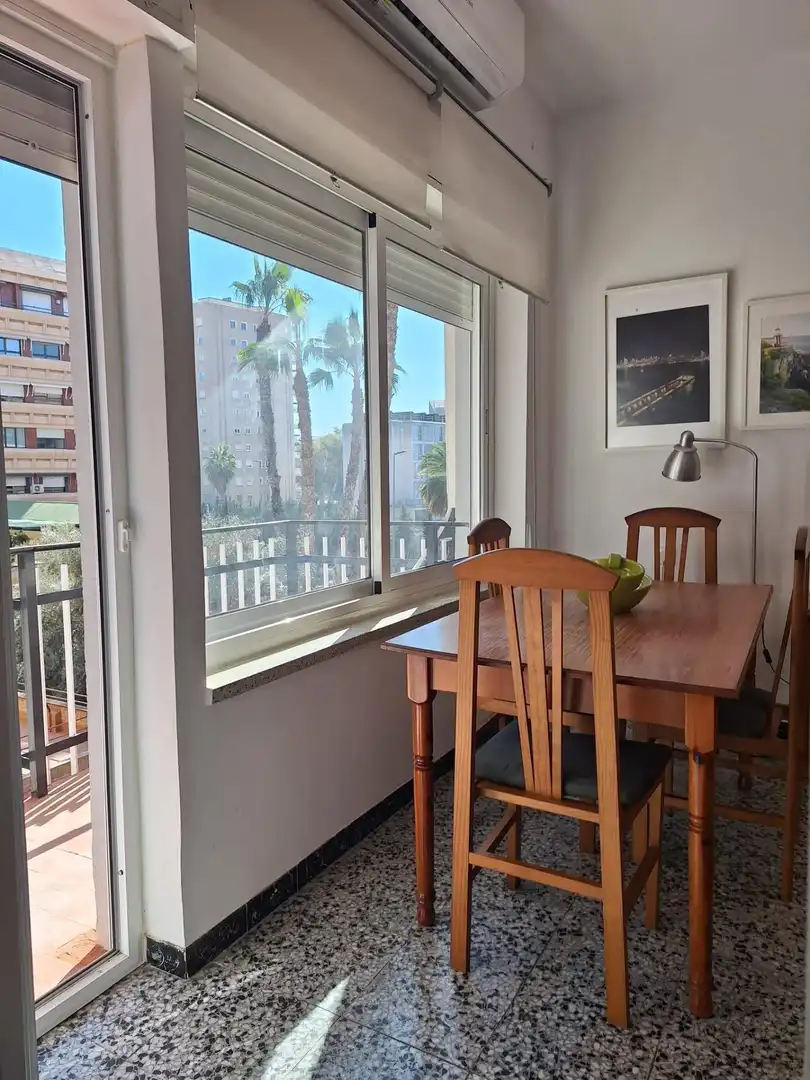 Dining room of Flat for rent in Murcia  with Air Conditioner, Heating and Furnished