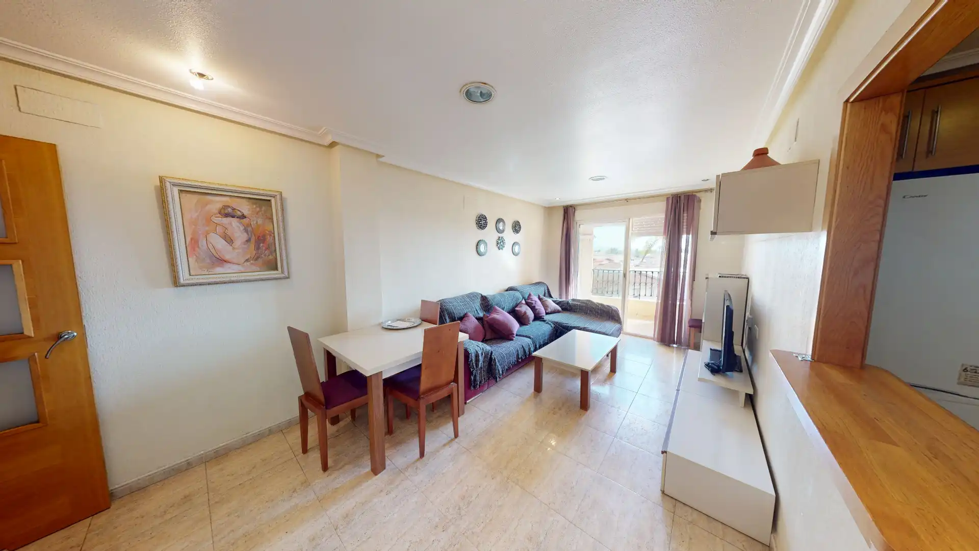 Living room of Flat for sale in San Isidro  with Furnished