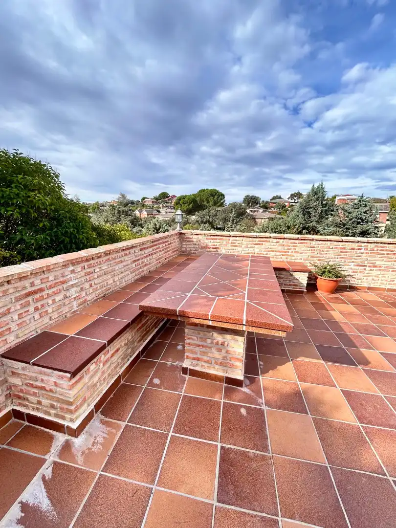 Terrassa de Casa o xalet en venda en Santa Cruz del Retamar amb Aire condicionat, Calefacció i Jardí privat