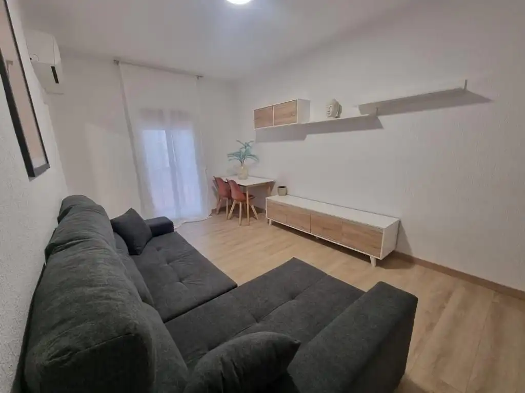 Sala d'estar de Pis de lloguer en Lleida amb Aire condicionat, Calefacció i Parquet