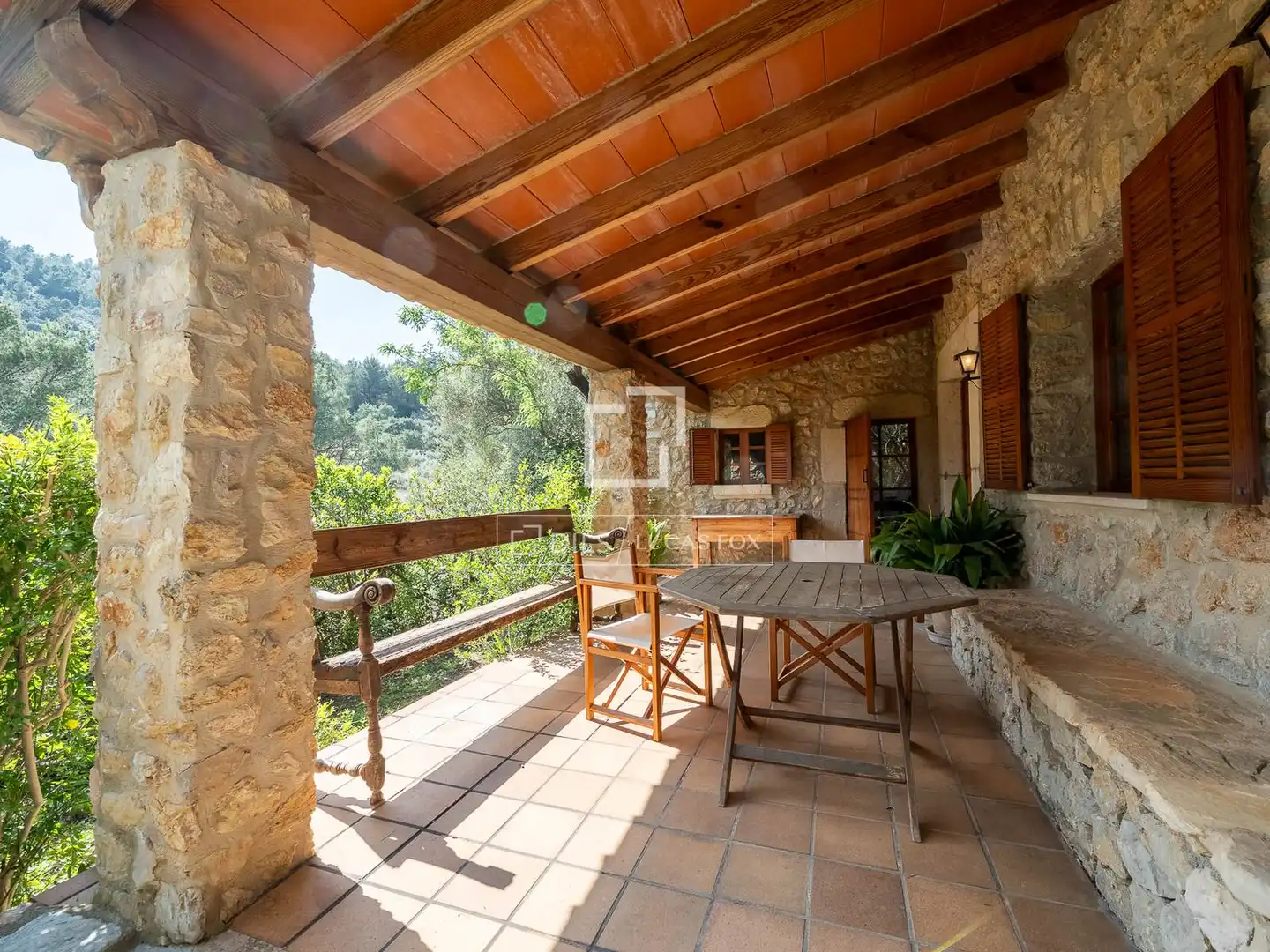 Terraza de Finca rústica de alquiler en Mancor de la Vall con Jardín privado, Terraza y Trastero