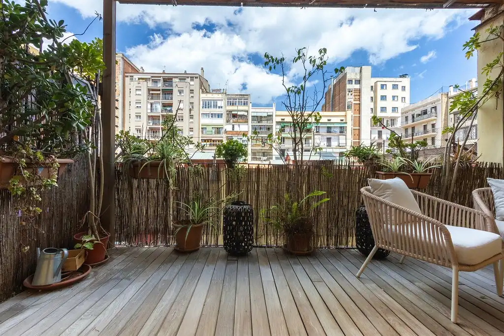 Terrace of Apartments for sale in Barcelona  with Air Conditioner, Heating and Parquet flooring