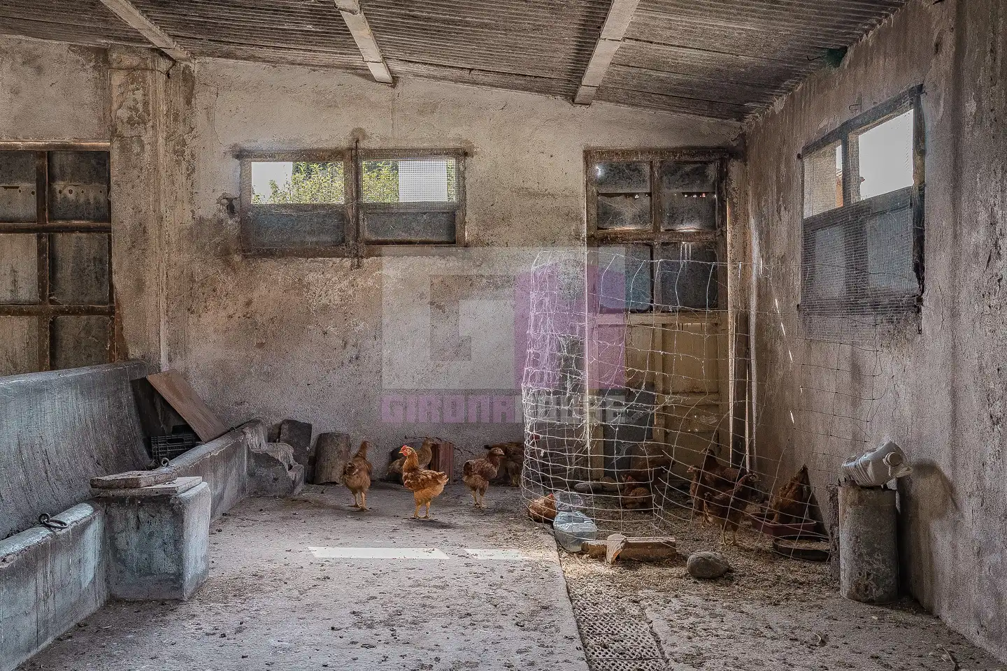 Sala de estar de Finca rústica en venta en Cervià de Ter con Calefacción, Jardín privado y Terraza