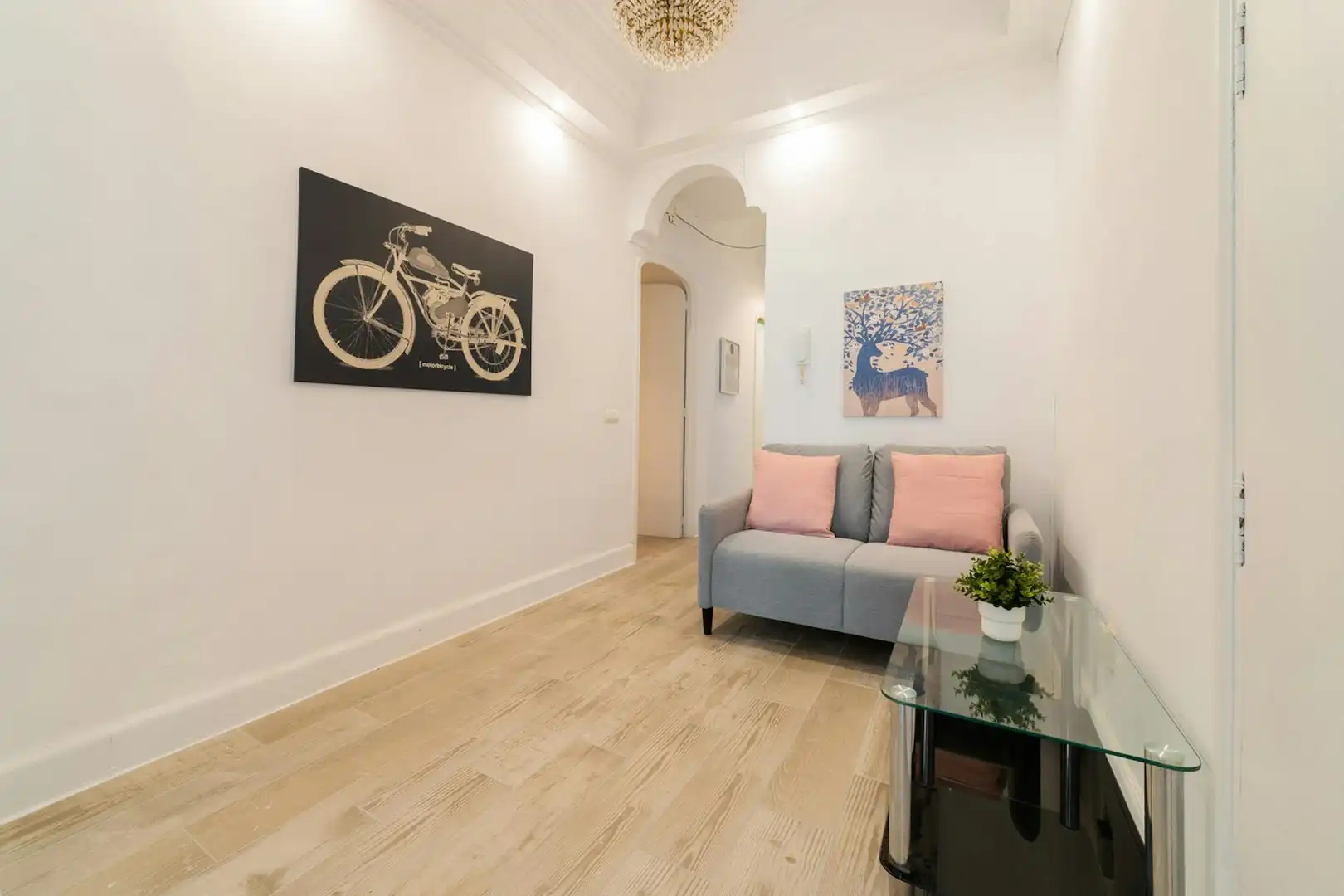 Sala de estar de Piso para compartir en Valencia con Amueblado, Lavadora y TV