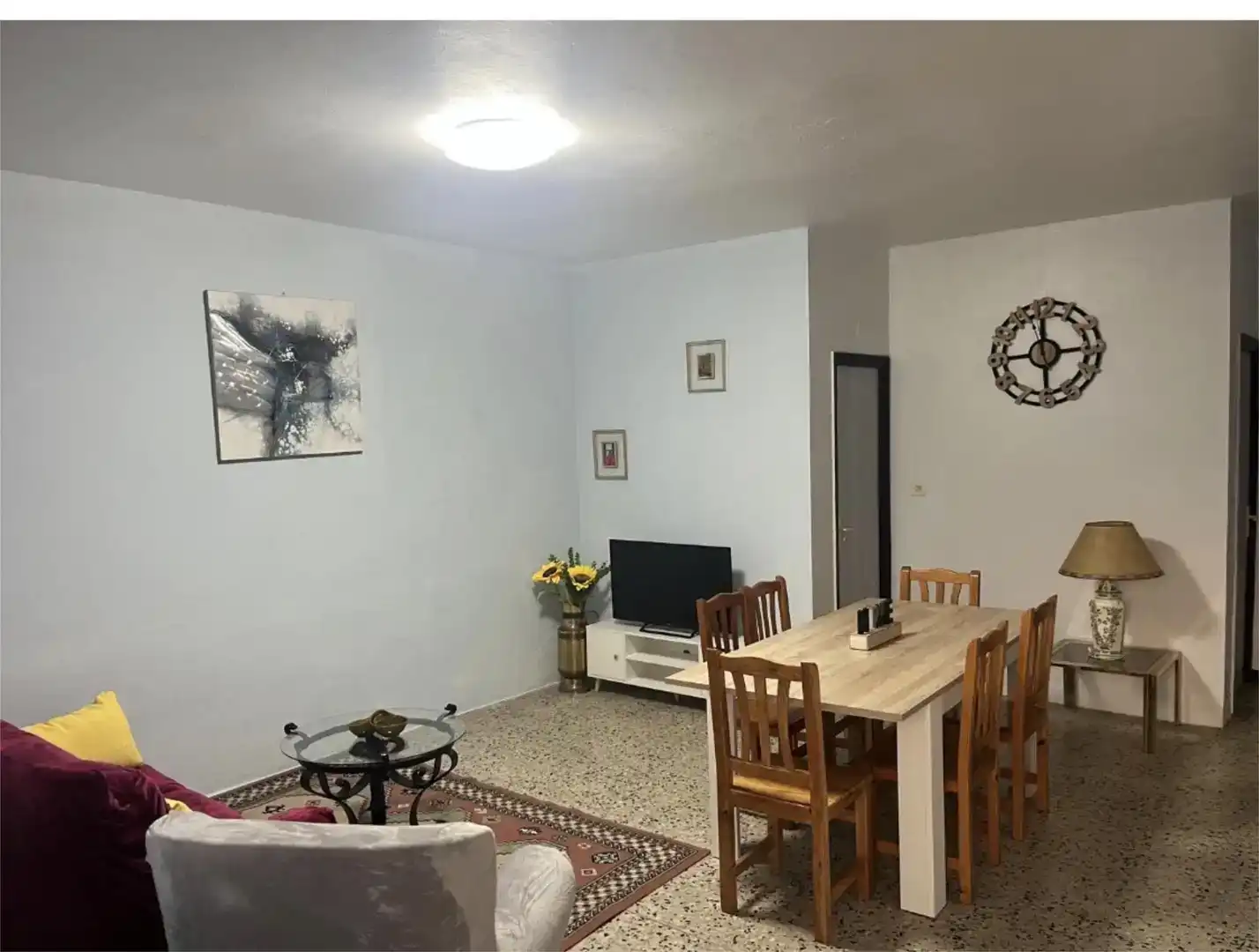 Sala de estar de Casa o chalet de alquiler en Fisterra con Jardín privado, Trastero y Amueblado