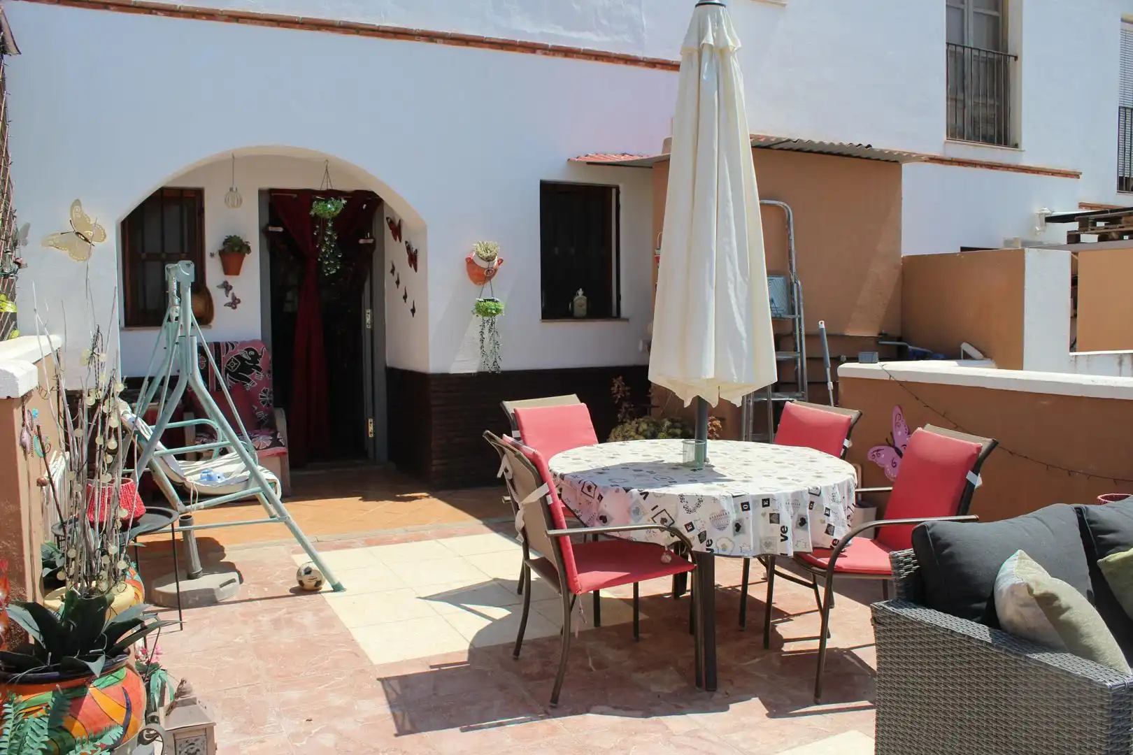 Terraza de Casa adosada en venta en Enix con Aire acondicionado, Calefacción y Jardín privado