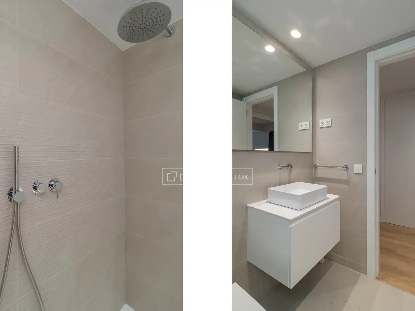 Bathroom of Flat for rent in Barcelona  with Air Conditioner, Parquet flooring and Furnished