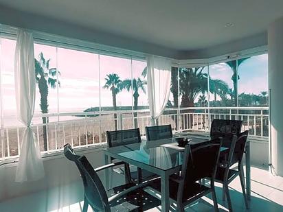 Dining room of Flat for sale in Águilas  with Air Conditioner, Terrace and Furnished