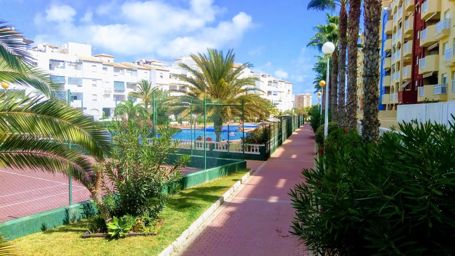 Exterior view of Apartments for rent in La Manga del Mar Menor  with Heating, Terrace and Swimming Pool