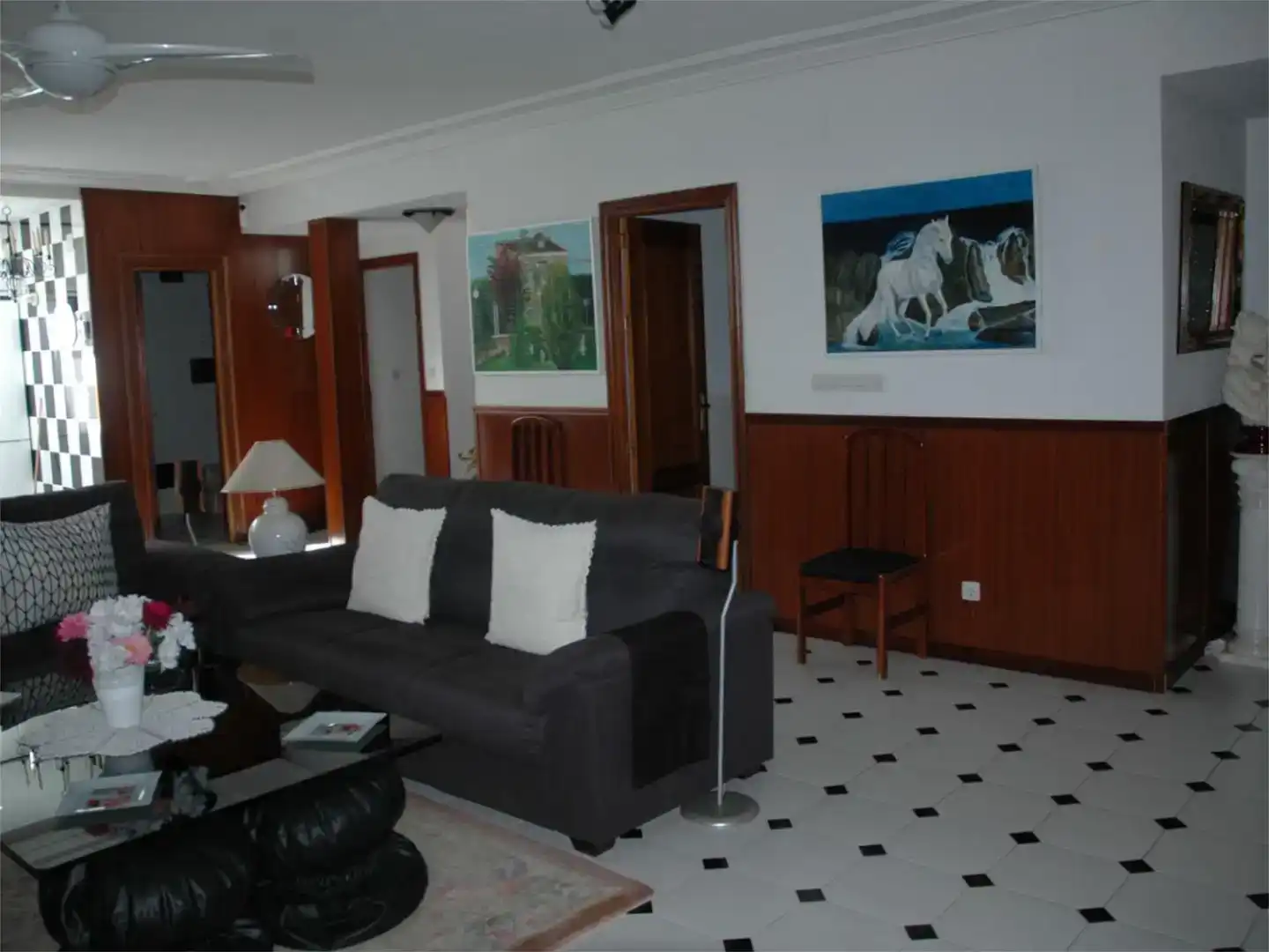Sala d'estar de Pis en venda en El Casar amb Aire condicionat, Jardí privat i Traster
