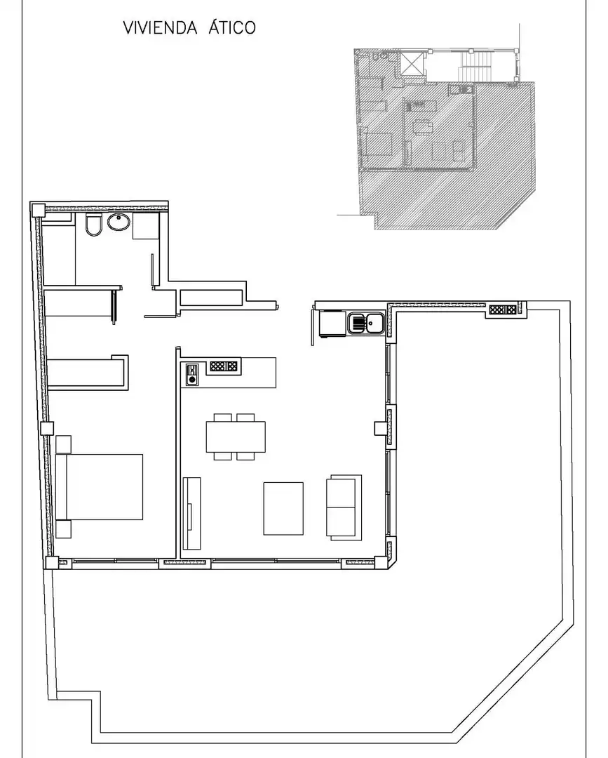 Penthouse mit Pool zum Verkauf in Pueblo, imagen 22