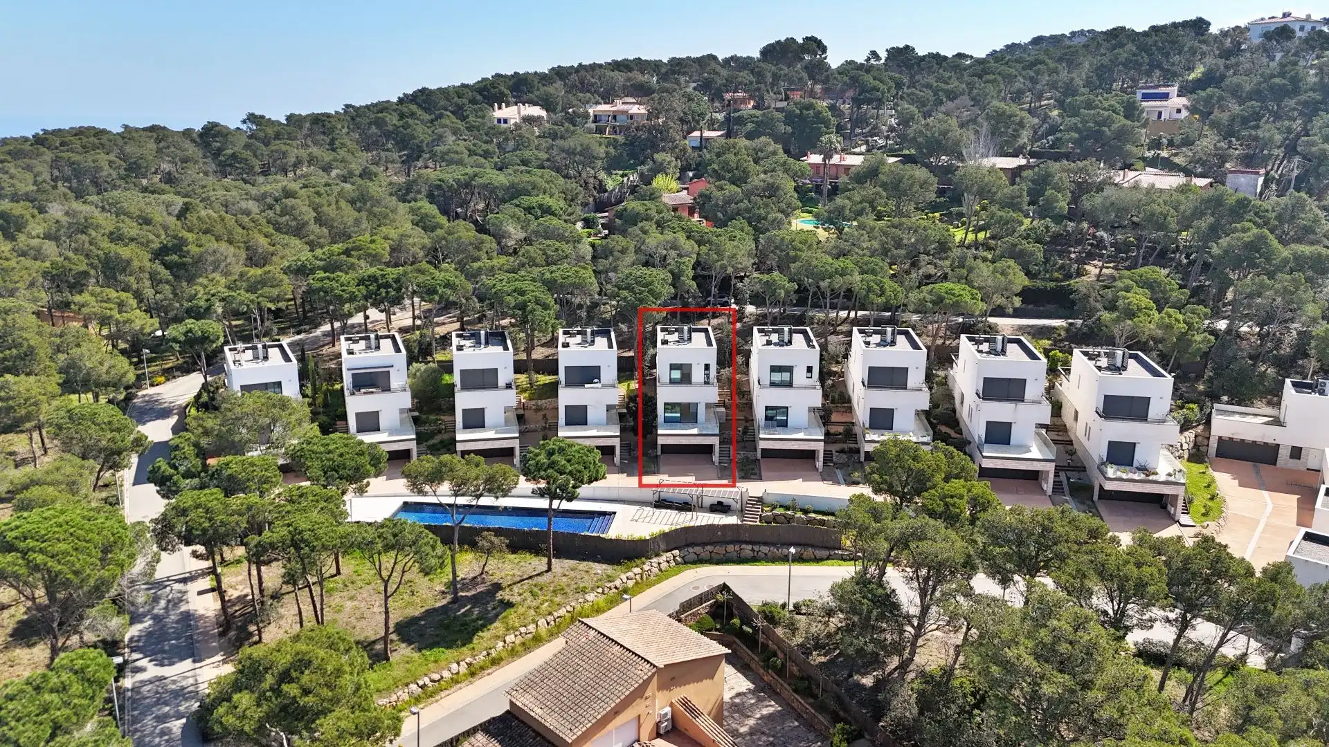 Vista exterior de Casa adosada en venda en Palafrugell amb Aire condicionat, Calefacció i Jardí privat
