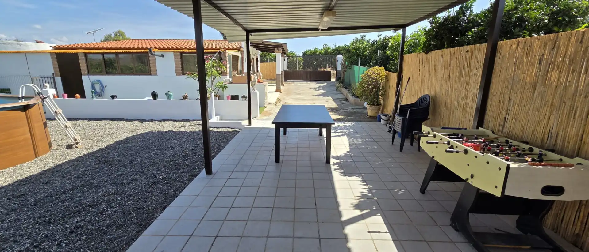 Terrasse von Country house zur Miete in El Romeral - Peñón de Zapata