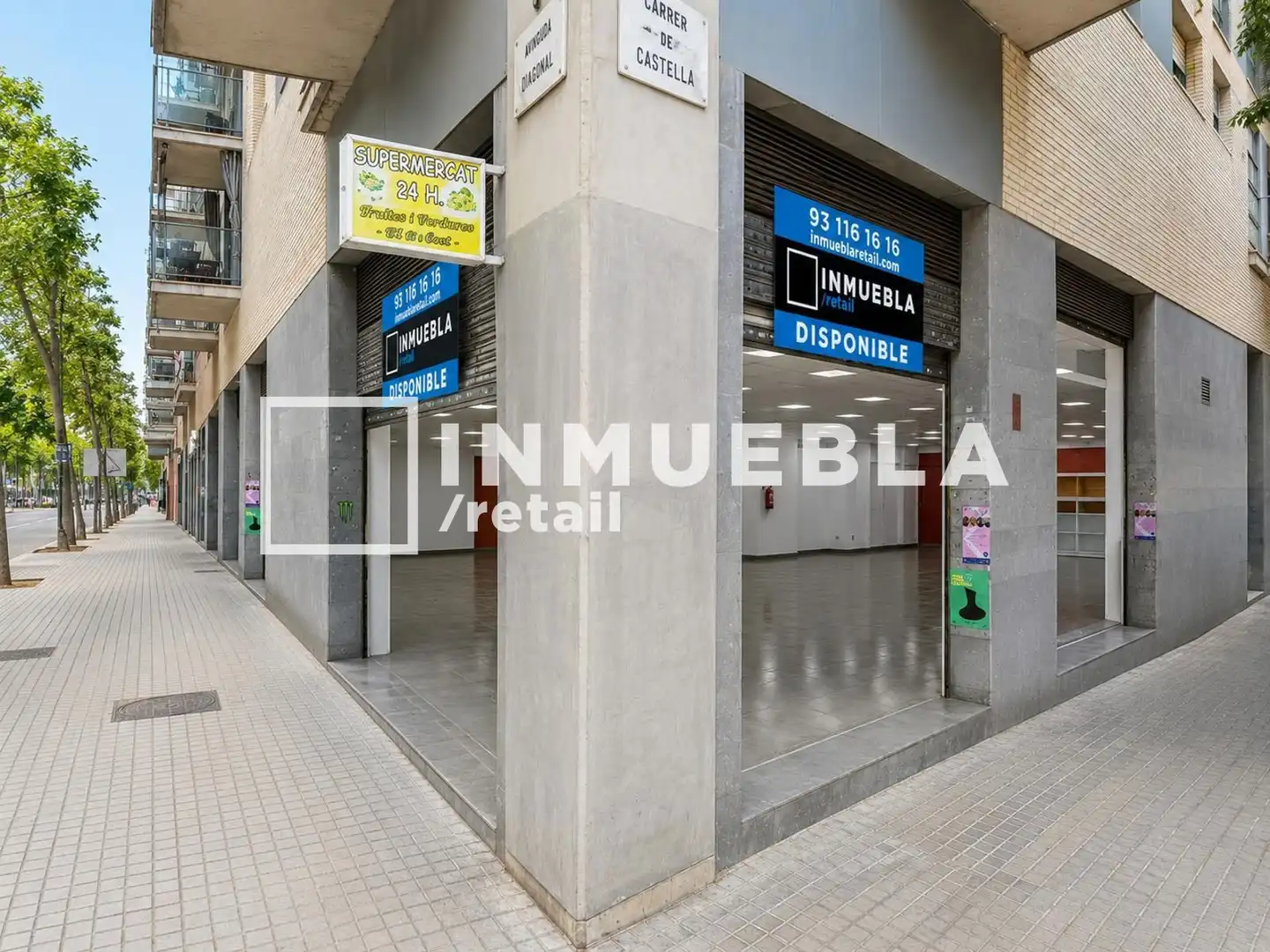 Vista exterior de Local de alquiler en Barcelona