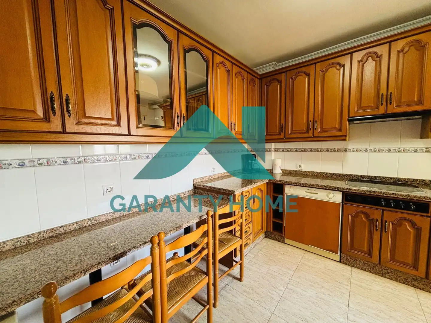 Kitchen of Flat for rent in Cáceres  with Air Conditioner, Heating and Terrace