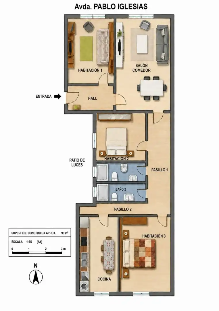 Wohnung mit Aufzug zum Verkauf in Este, imagen 9