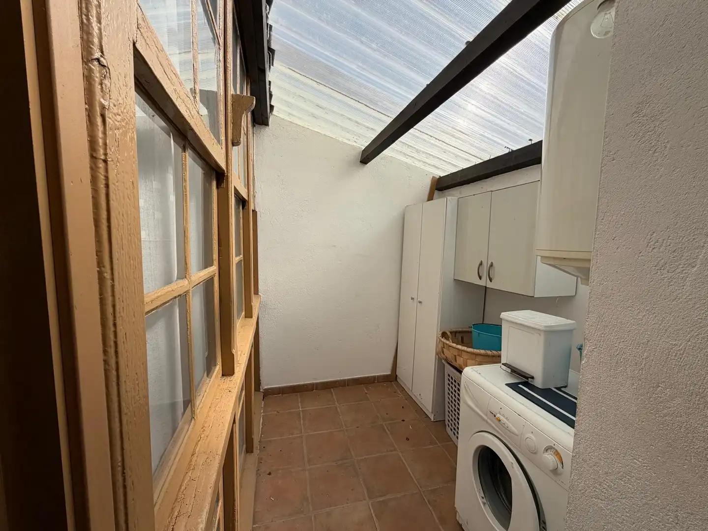 Cocina de Casa adosada en venta en A Pobra de Trives  con Amueblado, Lavadora y Microondas