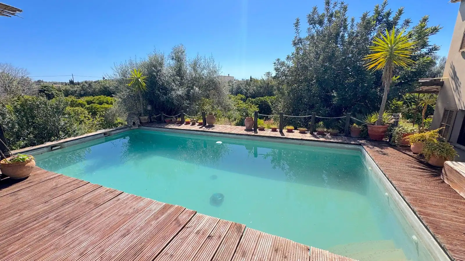 Piscina de Finca rústica en venta en Santa María del Camí con Calefacción, Jardín privado y Terraza
