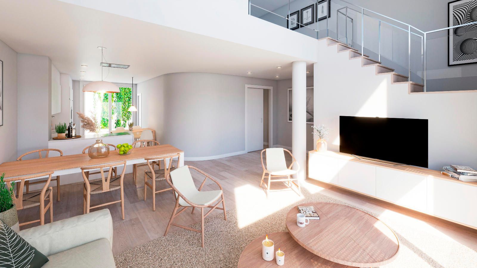 Sala d'estar de Dúplex en venda en  Barcelona Capital amb Terrassa