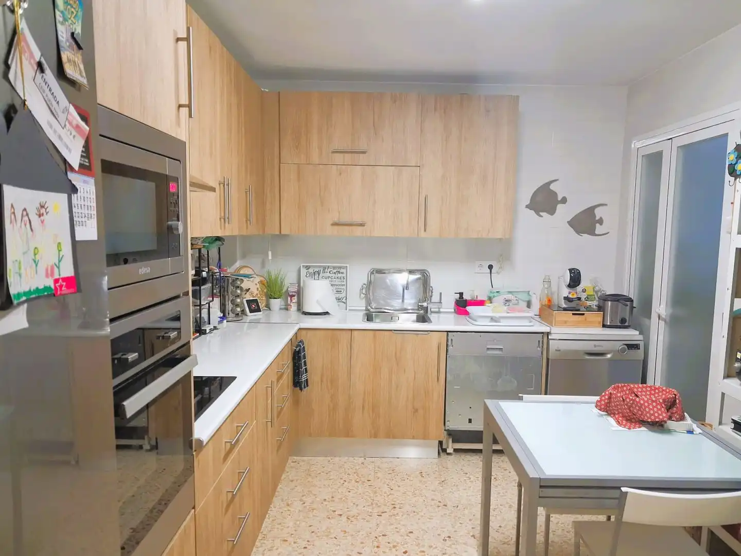 Cocina de Piso en venta en Villajoyosa / La Vila Joiosa con Aire acondicionado