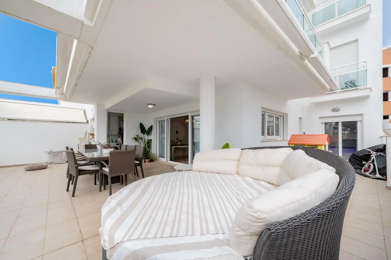 Terrace of Apartments for sale in Dénia  with Air Conditioner, Heating and Private garden