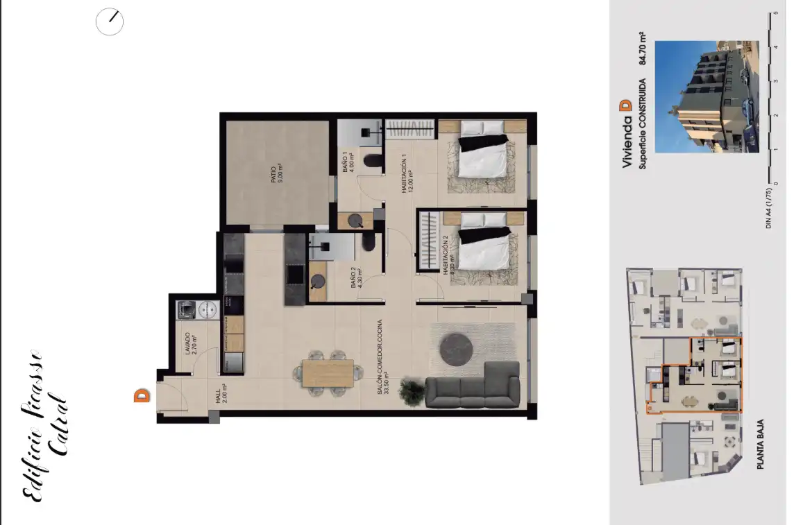 Appartement compact à vendre à Calle Pablo Picasso, Catral, Spain 3, imagen 9
