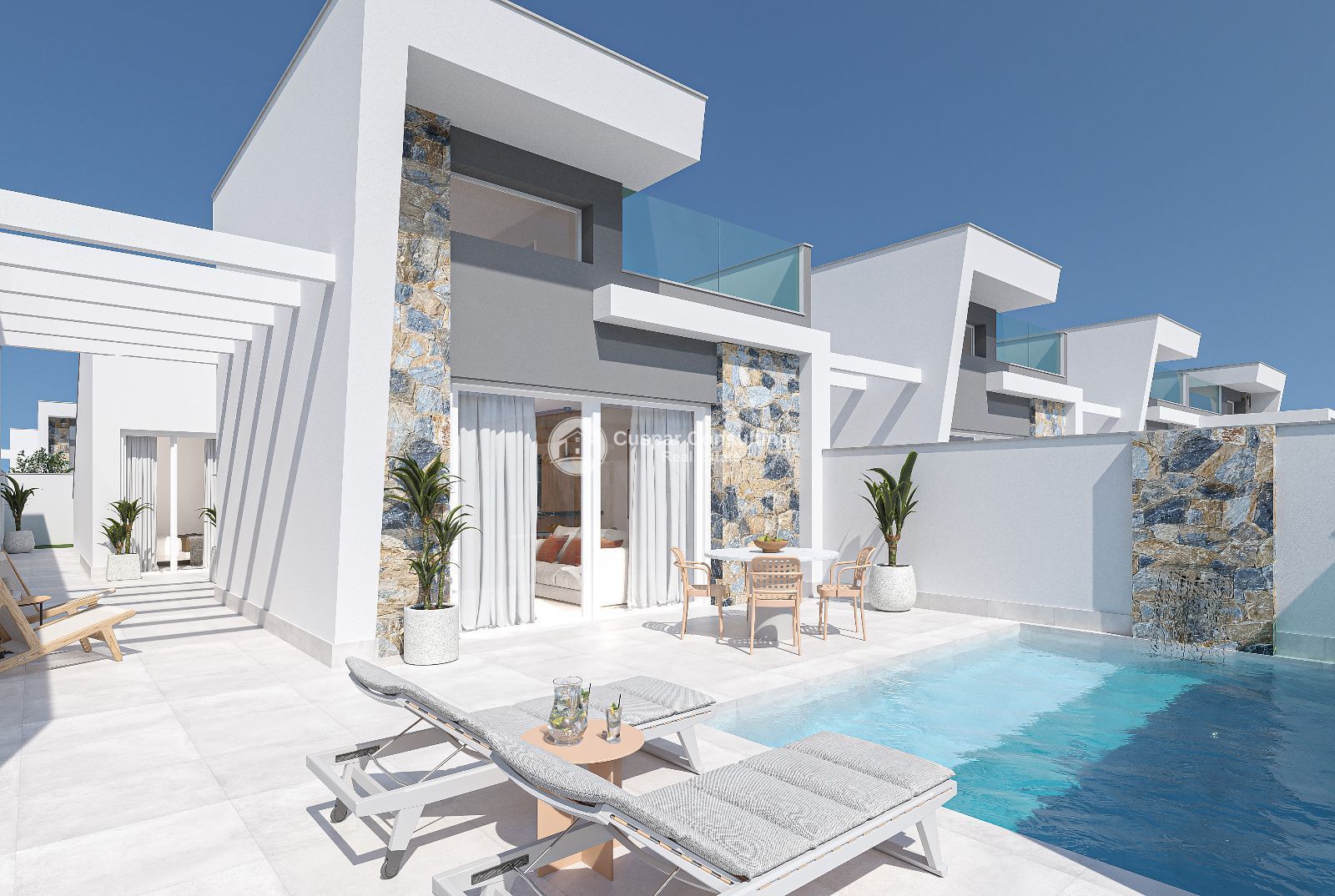 Exterior view of House or chalet for sale in Los Alcázares  with Heating, Private garden and Terrace