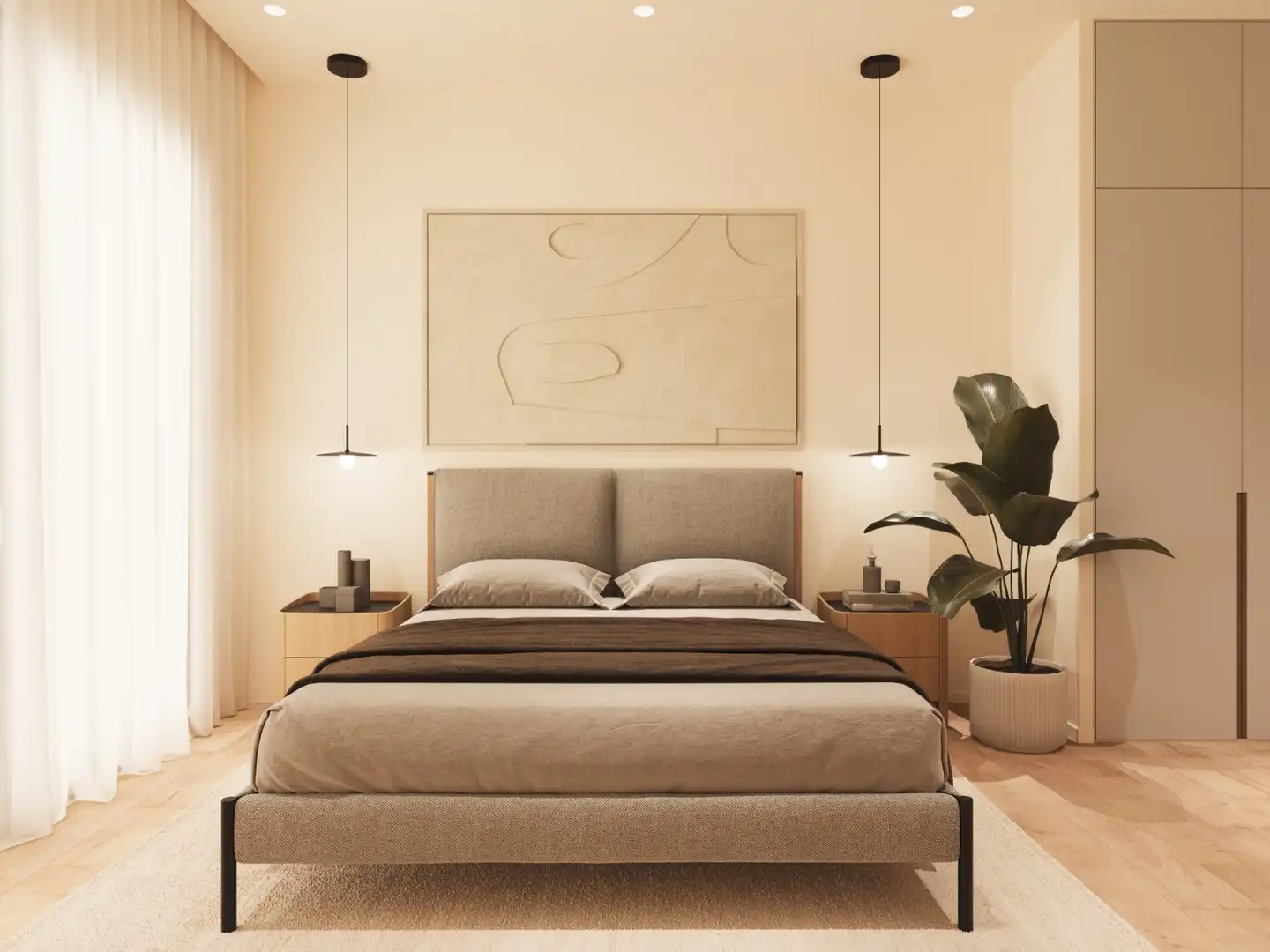 Bedroom of Detached homes for sale in Roda de Berà  with Air Conditioner, Heating and Private garden
