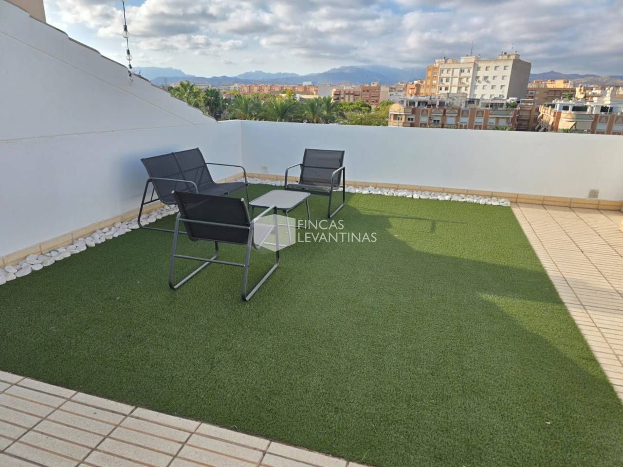 Terraza de Ático de alquiler en San Vicente del Raspeig / Sant Vicent del Raspeig con Aire acondicionado, Calefacción y Terraza