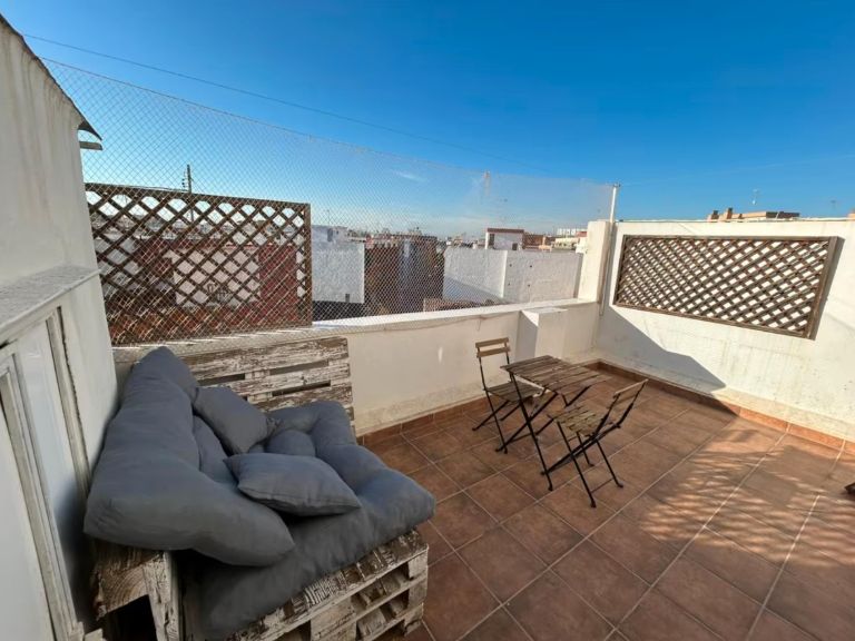 Terraza de Piso de alquiler en Xirivella con Aire acondicionado, Terraza y Trastero